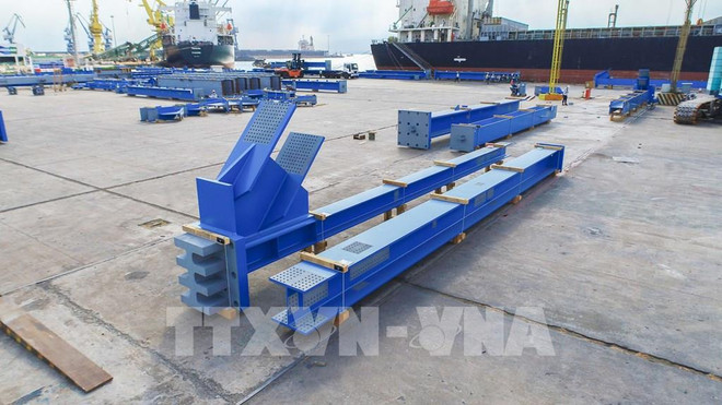 Empresa vietnamita suministra mil 560 toneladas de equipos estructurales para Indonesia ảnh 1 Empresa vietnamita suministra mil 560 toneladas de equipos estructurales para Indonesia ảnh 1
