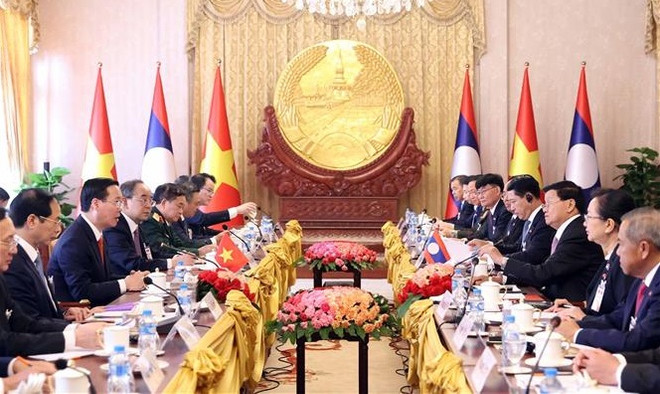 Vietnam y Laos fomentan aún más gran amistad y solidaridad especial ảnh 1 Vietnam y Laos fomentan aún más gran amistad y solidaridad especial ảnh 1