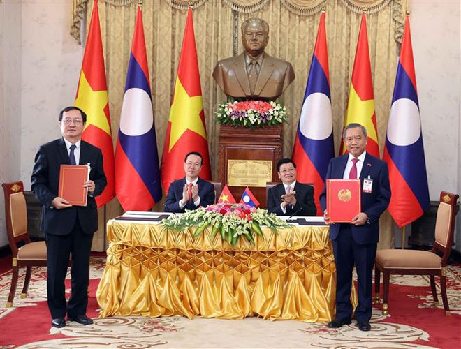Vietnam y Laos fomentan aún más gran amistad y solidaridad especial ảnh 4 Vietnam y Laos fomentan aún más gran amistad y solidaridad especial ảnh 4