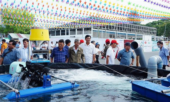 Inauguran feria internacional de acuicultura del camarón de Vietnam ảnh 2 Inauguran feria internacional de acuicultura del camarón de Vietnam ảnh 2