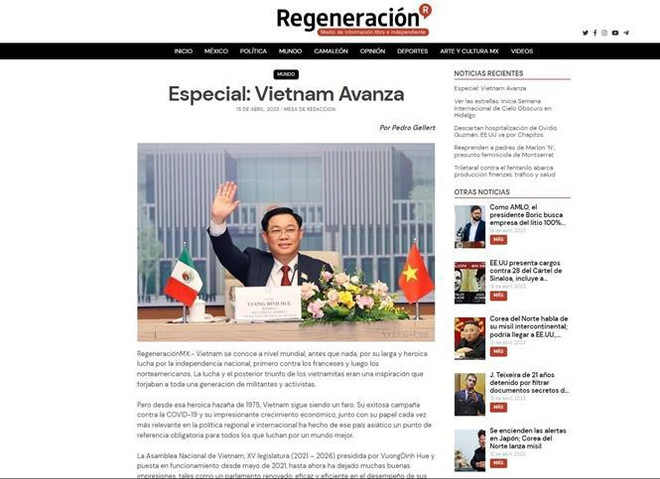 México alaba significado de periplo de presidente parlamentario vietnamita por América Latina ảnh 1 México alaba significado de periplo de presidente parlamentario vietnamita por América Latina ảnh 1