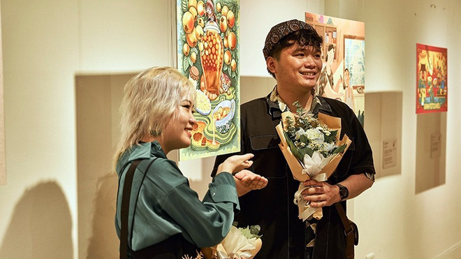 Exposición de ilustraciones presenta la culinaria vietnamita ảnh 1