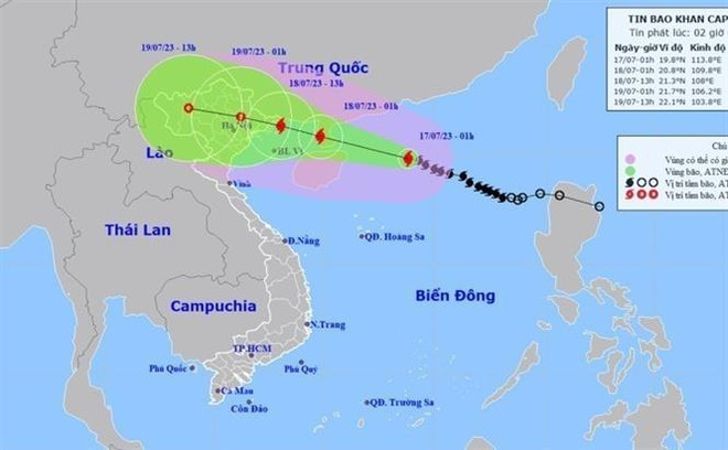 Premier vietnamita ordena centrarse en responder a tormenta Talim ảnh 1 Premier vietnamita ordena centrarse en responder a tormenta Talim ảnh 1