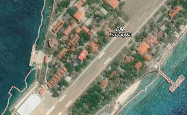 Google Maps restaura imagen de bandera nacional vietnamita en isla de Truong Sa Lon ảnh 1 Google Maps restaura imagen de bandera nacional vietnamita en isla de Truong Sa Lon ảnh 1