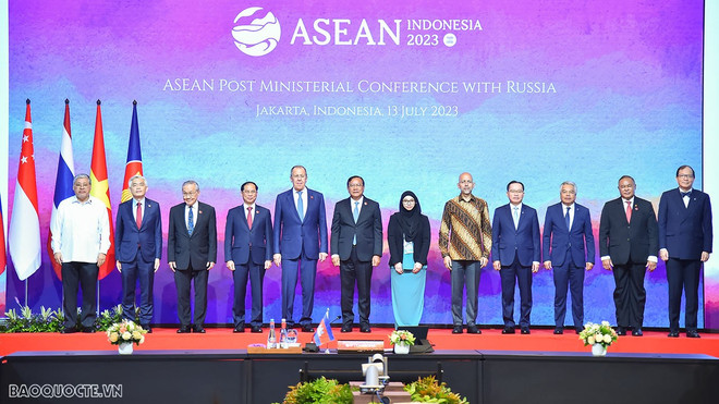 Vietnam asiste a reuniones de ministros de Relaciones Exteriores de ASEAN+1 ảnh 3 Vietnam asiste a reuniones de ministros de Relaciones Exteriores de ASEAN+1 ảnh 3