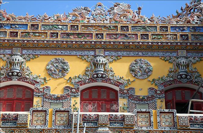 Restauración del Palacio Kien Trung en ciudad de Hue se completará a finales de año ảnh 1 Restauración del Palacio Kien Trung en ciudad de Hue se completará a finales de año ảnh 1