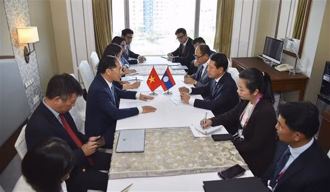 Vietnam y Laos estrechan coordinación en foros multilaterales ảnh 2
