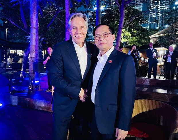 AMM-56: Vietnam promueve cooperación con Estados Unidos y Unión Europea ảnh 1 AMM-56: Vietnam promueve cooperación con Estados Unidos y Unión Europea ảnh 1