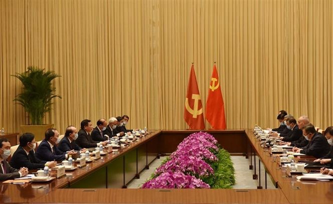 Delegación del Partido Comunista de Vietnam visita China ảnh 1 Delegación del Partido Comunista de Vietnam visita China ảnh 1