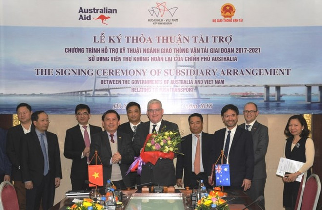 Australia ayuda a Vietnam en el desarrollo de transporte ảnh 1 Australia ayuda a Vietnam en el desarrollo de transporte ảnh 1