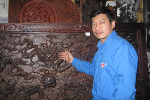Nguyen Tran Hiep, artesano nacional más joven de Vietnam ảnh 1 Nguyen Tran Hiep, artesano nacional más joven de Vietnam ảnh 1