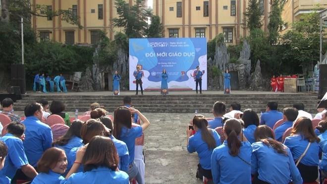 Conmemoran en provincia vietnamita Día Internacional de la Juventud ảnh 1 Conmemoran en provincia vietnamita Día Internacional de la Juventud ảnh 1