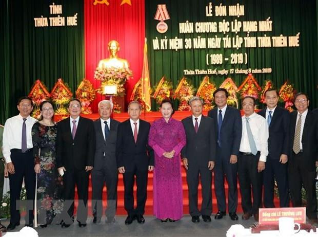 Provincia vietnamita de Thua Thien-Hue celebra aniversario de su restablecimiento ảnh 1 Provincia vietnamita de Thua Thien-Hue celebra aniversario de su restablecimiento ảnh 1