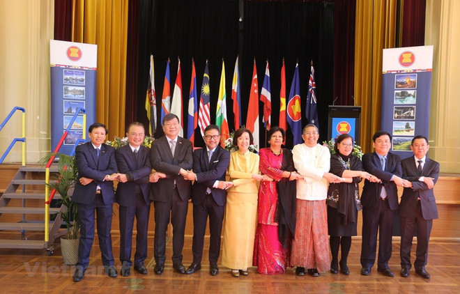 Celebran en Australia el aniversario 52 de la fundación de la ASEAN ảnh 1 Celebran en Australia el aniversario 52 de la fundación de la ASEAN ảnh 1