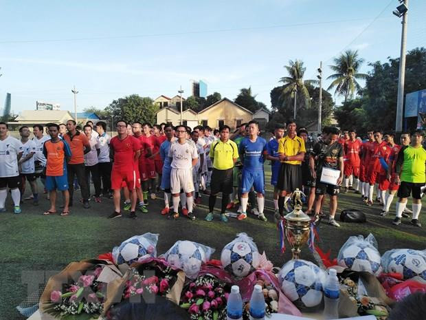 Inauguran festival deportivo del Club de Negocios de Vietnam en Camboya ảnh 1 Inauguran festival deportivo del Club de Negocios de Vietnam en Camboya ảnh 1