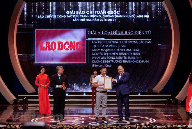 Destaca premier de Vietnam papel de la prensa en lucha anticorrupción ảnh 1 Destaca premier de Vietnam papel de la prensa en lucha anticorrupción ảnh 1