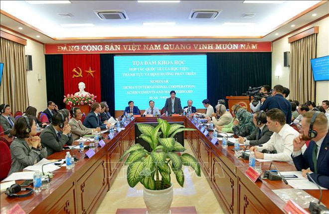 Fortalece Academia Nacional de Política Ho Chi Minh cooperación internacional ảnh 1 Fortalece Academia Nacional de Política Ho Chi Minh cooperación internacional ảnh 1
