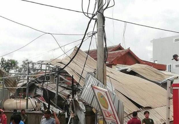 Decenas de personas heridas por explosión de un camión cisterna de gas en Camboya ảnh 1 Decenas de personas heridas por explosión de un camión cisterna de gas en Camboya ảnh 1