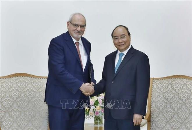 Dirigentes vietnamitas reciben a ejecutivo de Corporación Financiera Internacional ảnh 1 Dirigentes vietnamitas reciben a ejecutivo de Corporación Financiera Internacional ảnh 1