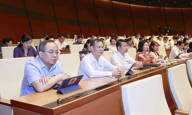 Votantes aprecian dirección eficiente del Gobierno vietnamita en desarrollo socioeconómico ảnh 1 Votantes aprecian dirección eficiente del Gobierno vietnamita en desarrollo socioeconómico ảnh 1