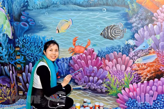 Casa de Espejo de Mosaico Cerámico de Hanoi ảnh 2