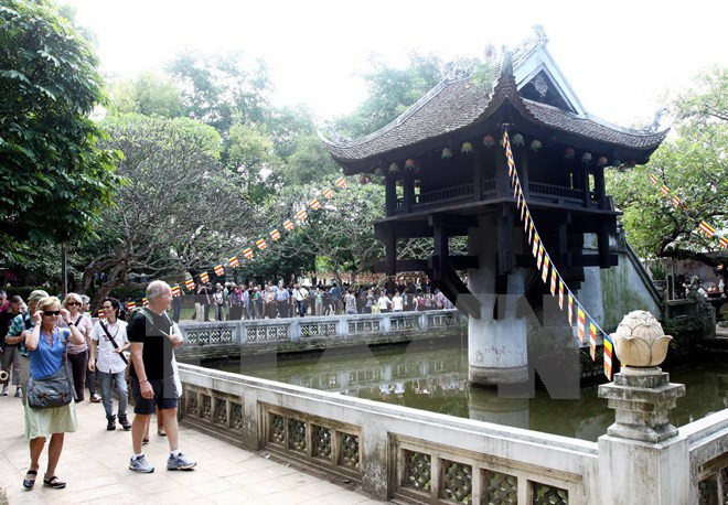 Crece 14 por ciento afluencia de turistas extranjeros a Hanoi ảnh 1 Crece 14 por ciento afluencia de turistas extranjeros a Hanoi ảnh 1