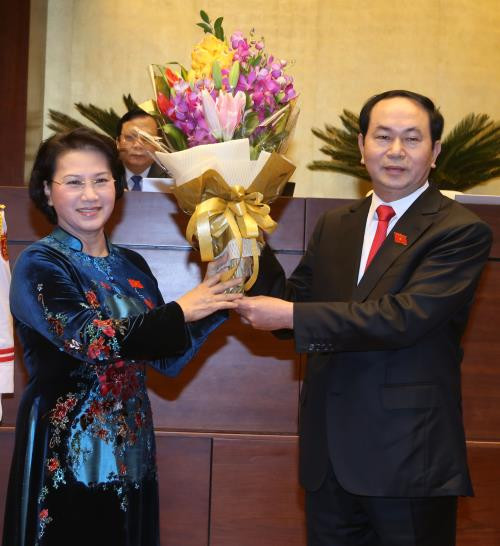 Líderes del mundo felicitan a presidente electo de Vietnam ảnh 1 Líderes del mundo felicitan a presidente electo de Vietnam ảnh 1