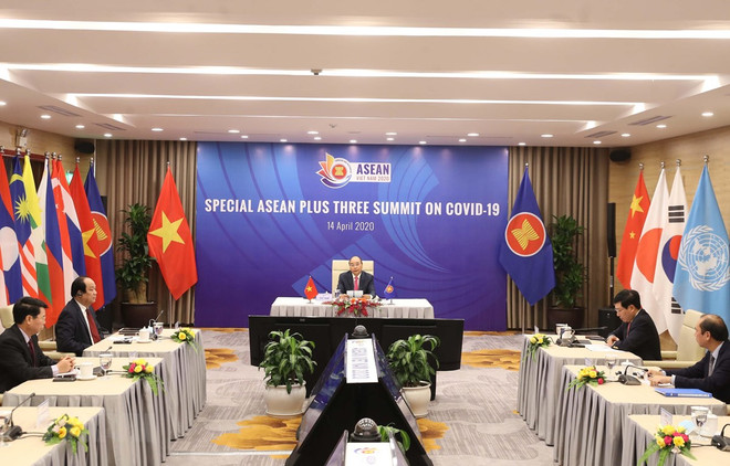 ASEAN emite declaración de cumbre especial sobre COVID- 19 ảnh 1