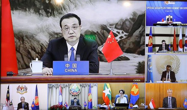 ASEAN 2020: Premier chino llama a esfuerzos conjuntos contra COVID-19 ảnh 1 ASEAN 2020: Premier chino llama a esfuerzos conjuntos contra COVID-19 ảnh 1