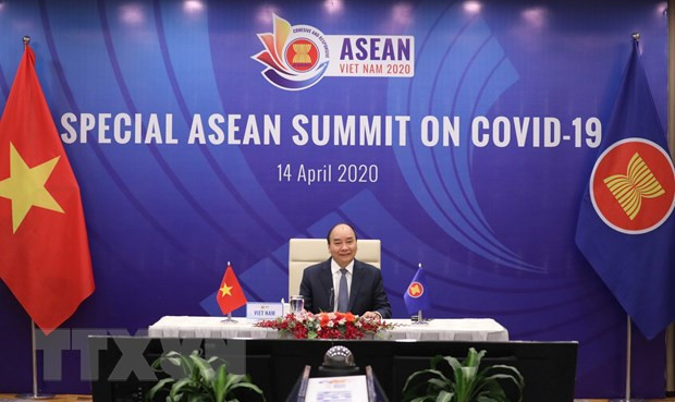 ASEAN promueve cooperación en lucha contra el COVID-19 ảnh 1