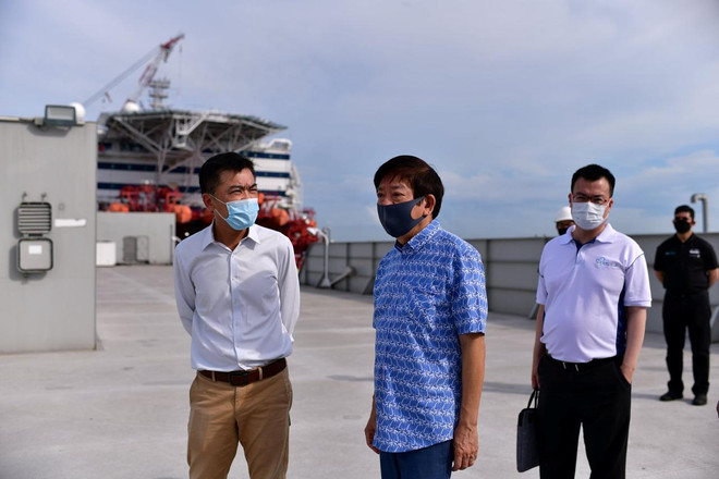 Singapur prepara casas flotantes para trabajadores migrantes ante brote de COVID-19 ảnh 1 Singapur prepara casas flotantes para trabajadores migrantes ante brote de COVID-19 ảnh 1