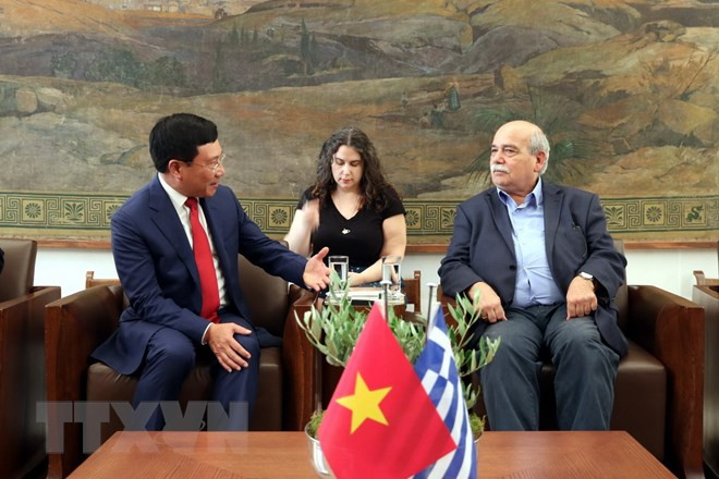 Parlamento de Grecia apoya TLC entre Unión Europea y Vietnam ảnh 1 Parlamento de Grecia apoya TLC entre Unión Europea y Vietnam ảnh 1