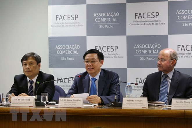 Vienam y Brasil promueven nexos comerciales ảnh 1 Vienam y Brasil promueven nexos comerciales ảnh 1