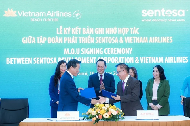 Vietnam Airlines y Singapur presentan iniciativa de asociación turística ảnh 1 Vietnam Airlines y Singapur presentan iniciativa de asociación turística ảnh 1