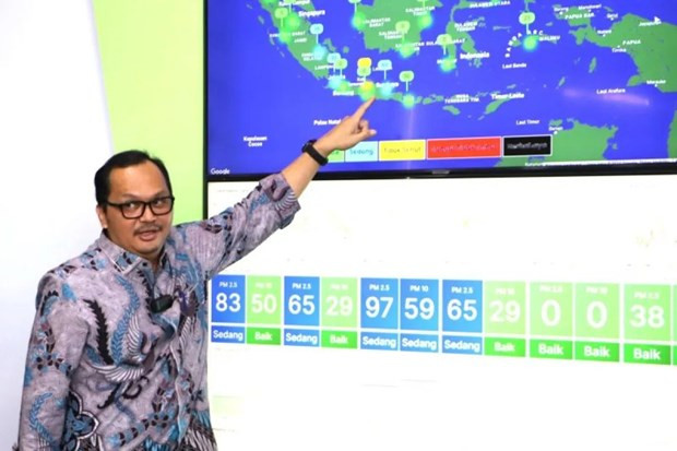 Indonesia desarrolla aplicación de monitoreo del aire ảnh 1 Indonesia desarrolla aplicación de monitoreo del aire ảnh 1