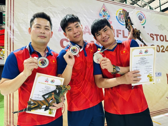 Vietnam gana otra medalla de plata en Campeonato Asiático de Tiro de 2024 ảnh 1 Vietnam gana otra medalla de plata en Campeonato Asiático de Tiro de 2024 ảnh 1