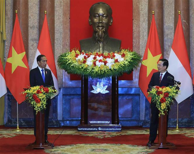 Vietnam e Indonesia acuerdan fortalecer asociación estratégica bilateral ảnh 3 Vietnam e Indonesia acuerdan fortalecer asociación estratégica bilateral ảnh 3