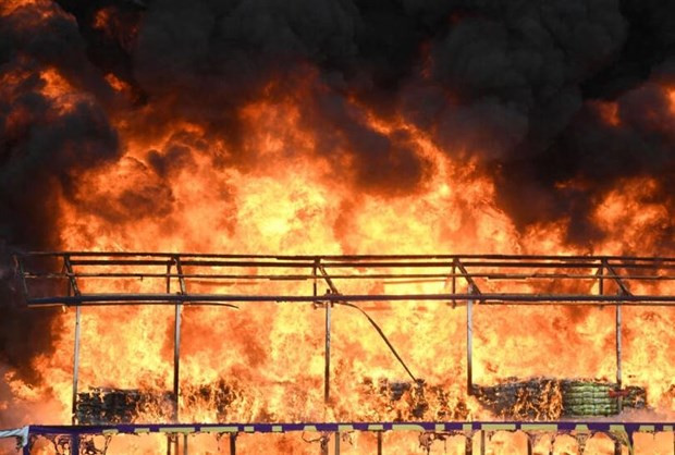 Tailandia y Myanmar queman drogas por valor de cientos de millones de dólares ảnh 1 Tailandia y Myanmar queman drogas por valor de cientos de millones de dólares ảnh 1