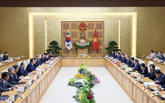 Vietnam y Corea del Sur se esfuerzan por fomentar cooperación de beneficios mutuos ảnh 2 Vietnam y Corea del Sur se esfuerzan por fomentar cooperación de beneficios mutuos ảnh 2