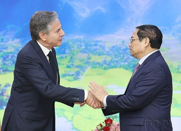 Dirigentes foráneos disfrutan libertad y democracia de Vietnam en sus propias calles ảnh 1 Dirigentes foráneos disfrutan libertad y democracia de Vietnam en sus propias calles ảnh 1