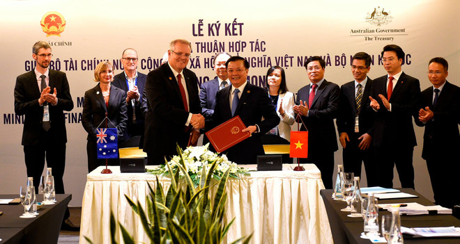 Vietnam y Australia firman acuerdo de cooperación financiera ảnh 1 Vietnam y Australia firman acuerdo de cooperación financiera ảnh 1