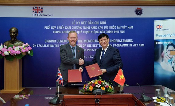 Reino Unido apoya programa de mejora de salud de Vietnam ảnh 1 Reino Unido apoya programa de mejora de salud de Vietnam ảnh 1