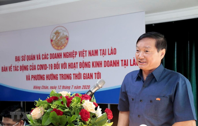 Empresas vietnamitas en Laos buscan solucionar dificultades provocadas por el COVID-19 ảnh 1 Empresas vietnamitas en Laos buscan solucionar dificultades provocadas por el COVID-19 ảnh 1
