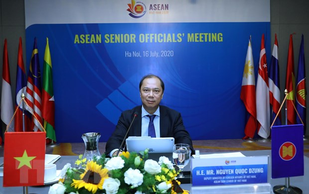 Efectúan reunión en línea de altos funcionarios de la ASEAN ảnh 1 Efectúan reunión en línea de altos funcionarios de la ASEAN ảnh 1