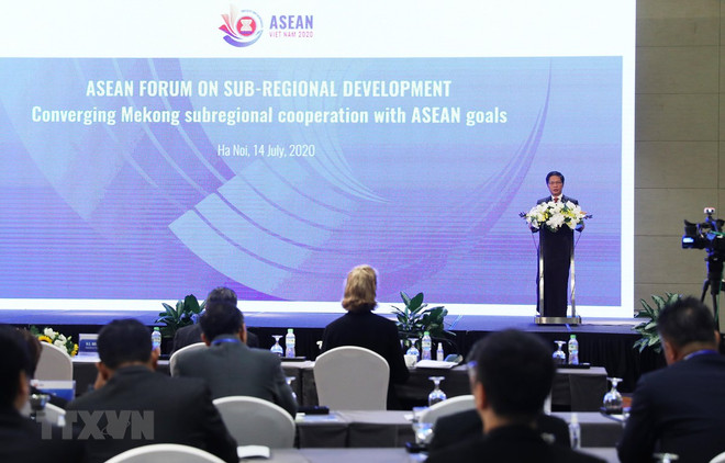 Efectúan el Foro de la ASEAN sobre desarrollo subregional ảnh 1 Efectúan el Foro de la ASEAN sobre desarrollo subregional ảnh 1