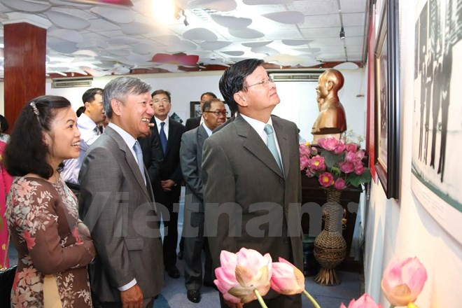 Exhibición en Vientiane sobre diplomacia vietnamita ảnh 1 Exhibición en Vientiane sobre diplomacia vietnamita ảnh 1