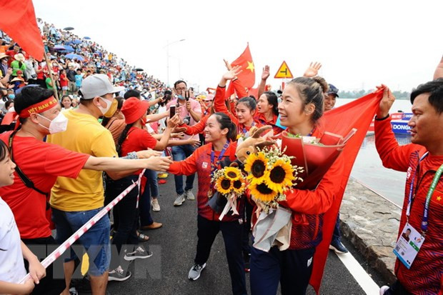 SEA Games 31: más medallas de oro para Vietnam en canotaje/kayak ảnh 1 SEA Games 31: más medallas de oro para Vietnam en canotaje/kayak ảnh 1