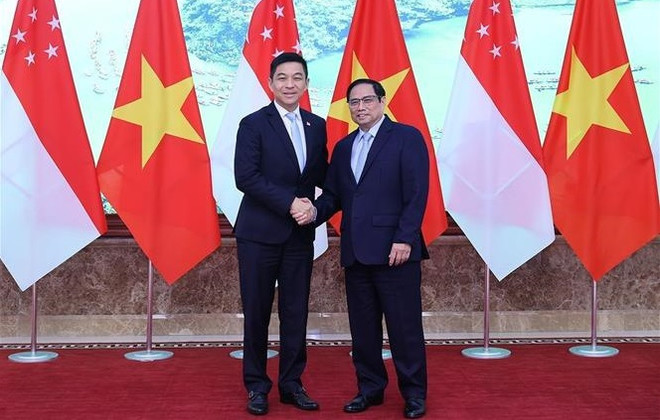 Premier de Vietnam propone medidas para agilizar asociación estratégica con Singapur ảnh 1 Premier de Vietnam propone medidas para agilizar asociación estratégica con Singapur ảnh 1