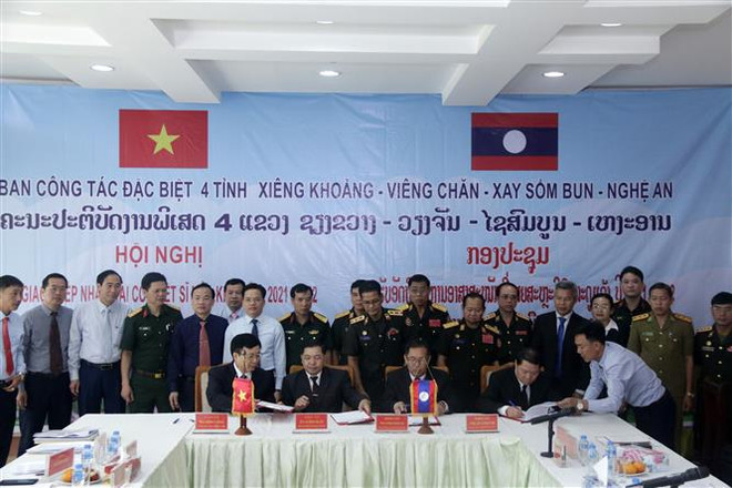 Repatrían restos de mártires vietnamitas caídos en Laos ảnh 1 Repatrían restos de mártires vietnamitas caídos en Laos ảnh 1