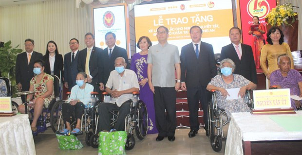Misión diplomática de Tailandia en Vietnam apoya a personas con discapacidades ảnh 1 Misión diplomática de Tailandia en Vietnam apoya a personas con discapacidades ảnh 1